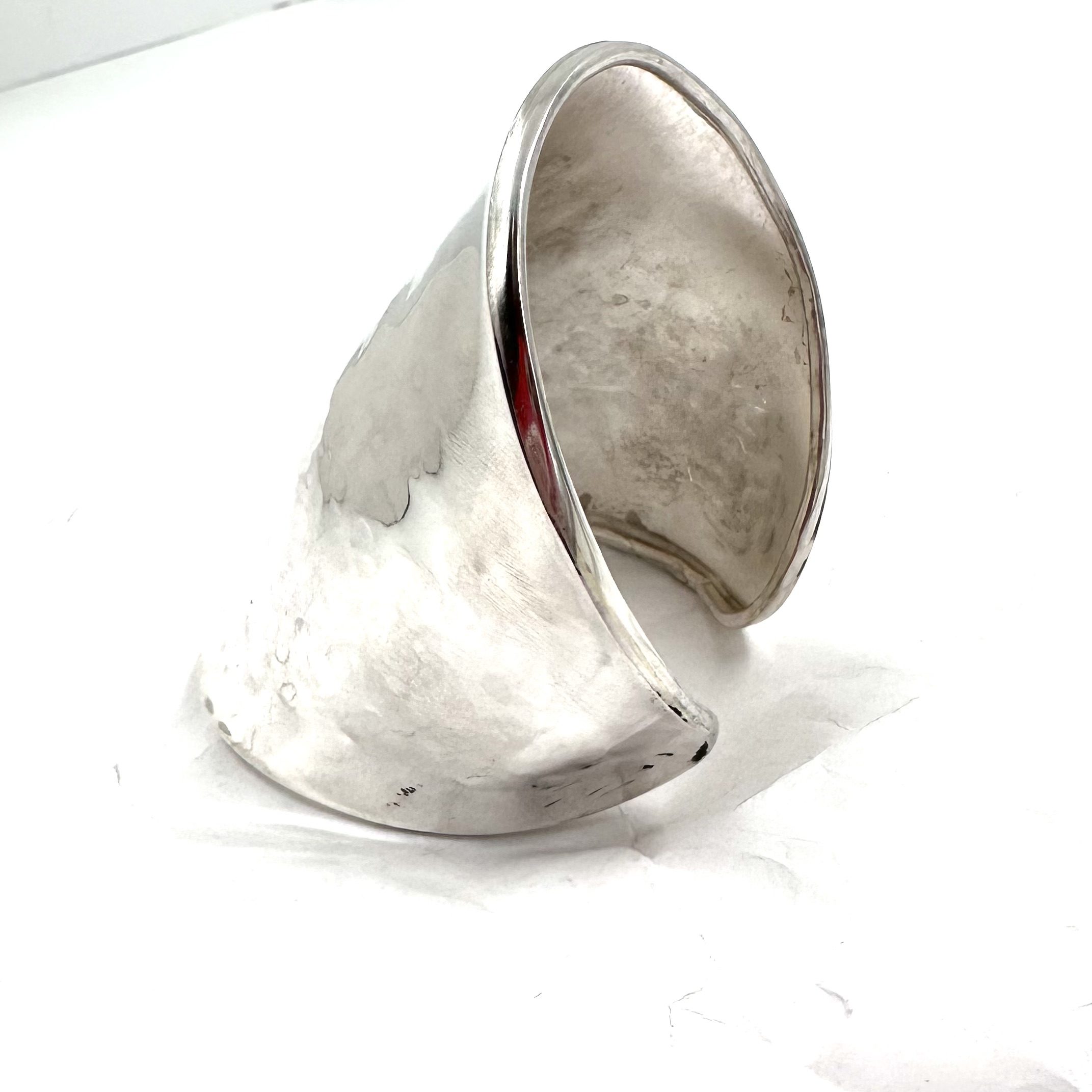 Robert Lee Morris Silver Alpha Cuff #1 - Image 2