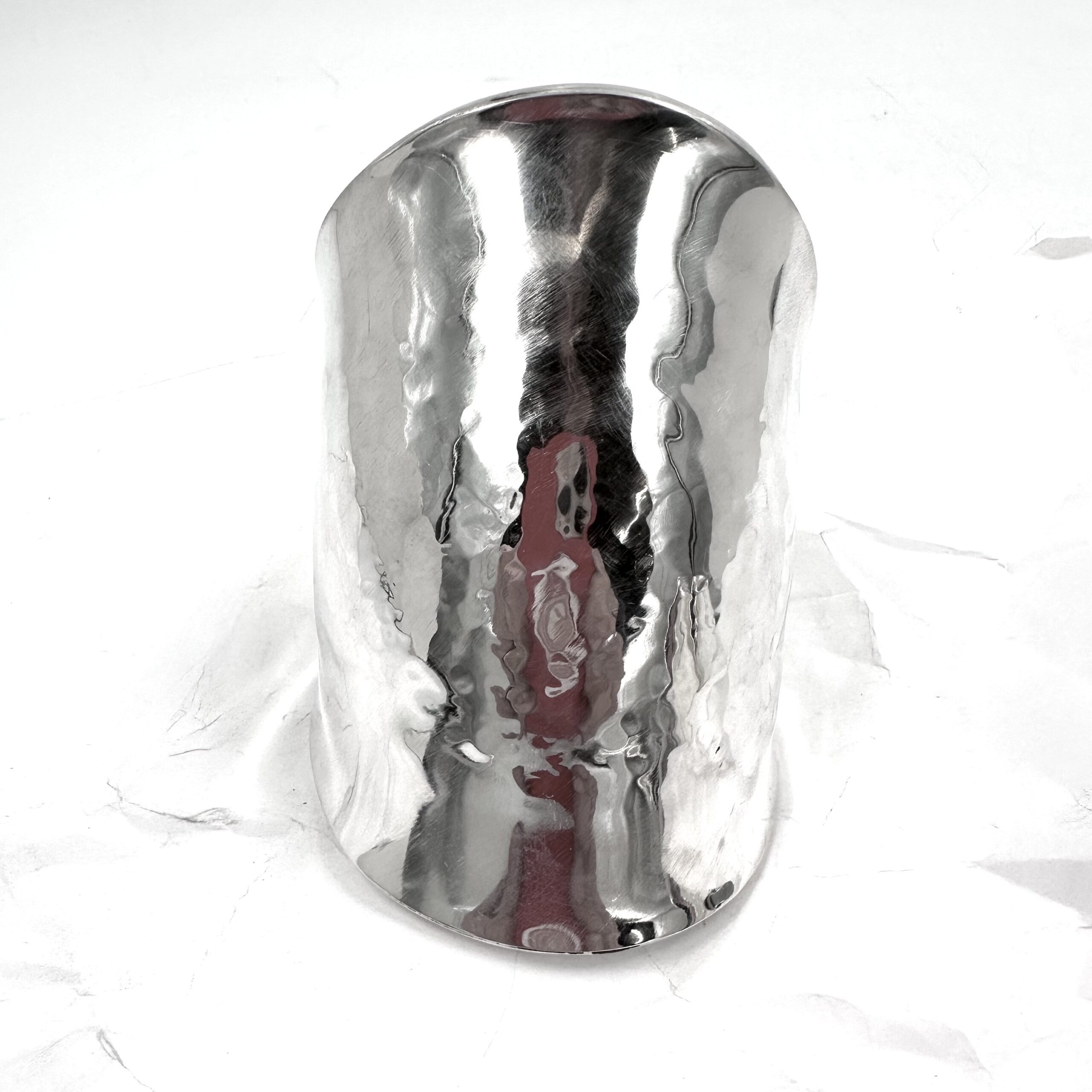 Robert Lee Morris Silver Alpha Cuff #1 - Image 4