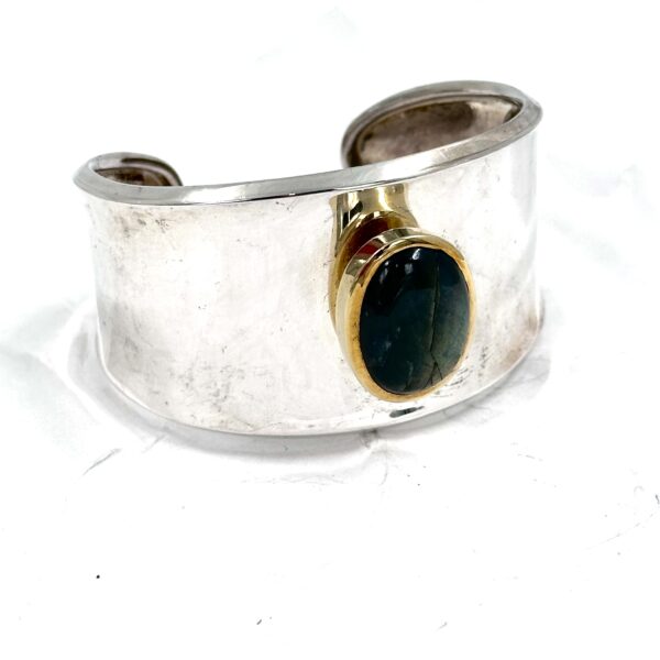 Robert Lee Morris Silver Labradorite Cuff