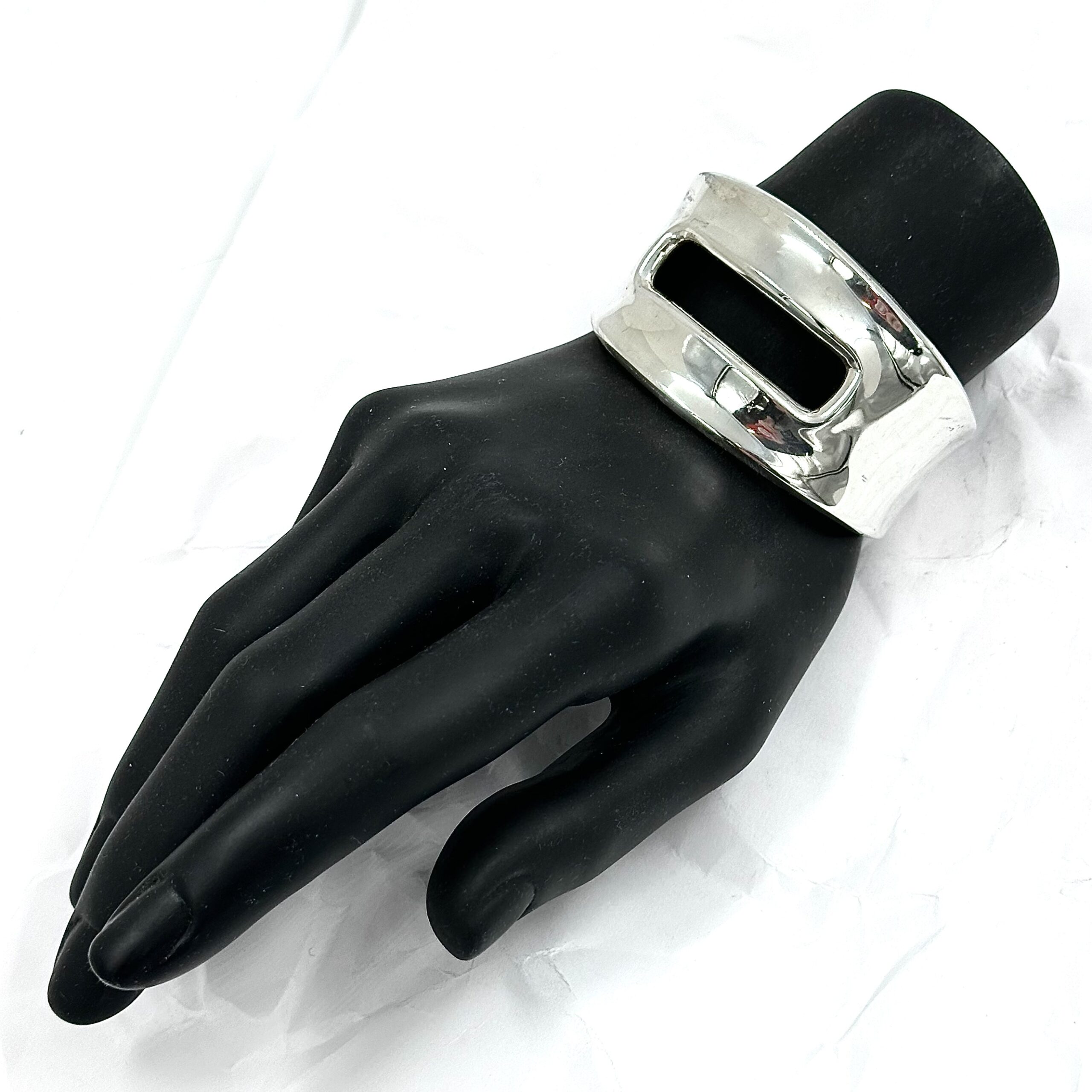 Robert Lee Morris Silver Window Cuff - Image 2