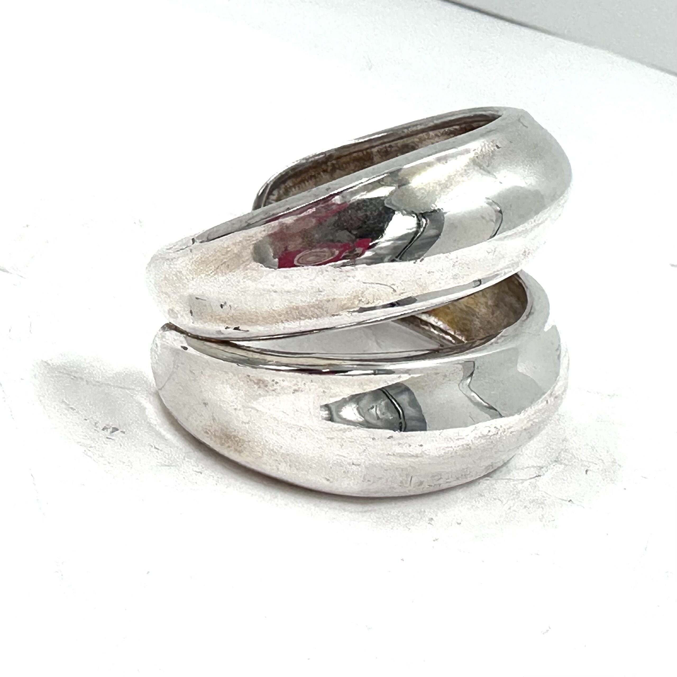 Robert Lee Morris Silver Double Bubble Cuff - Image 2