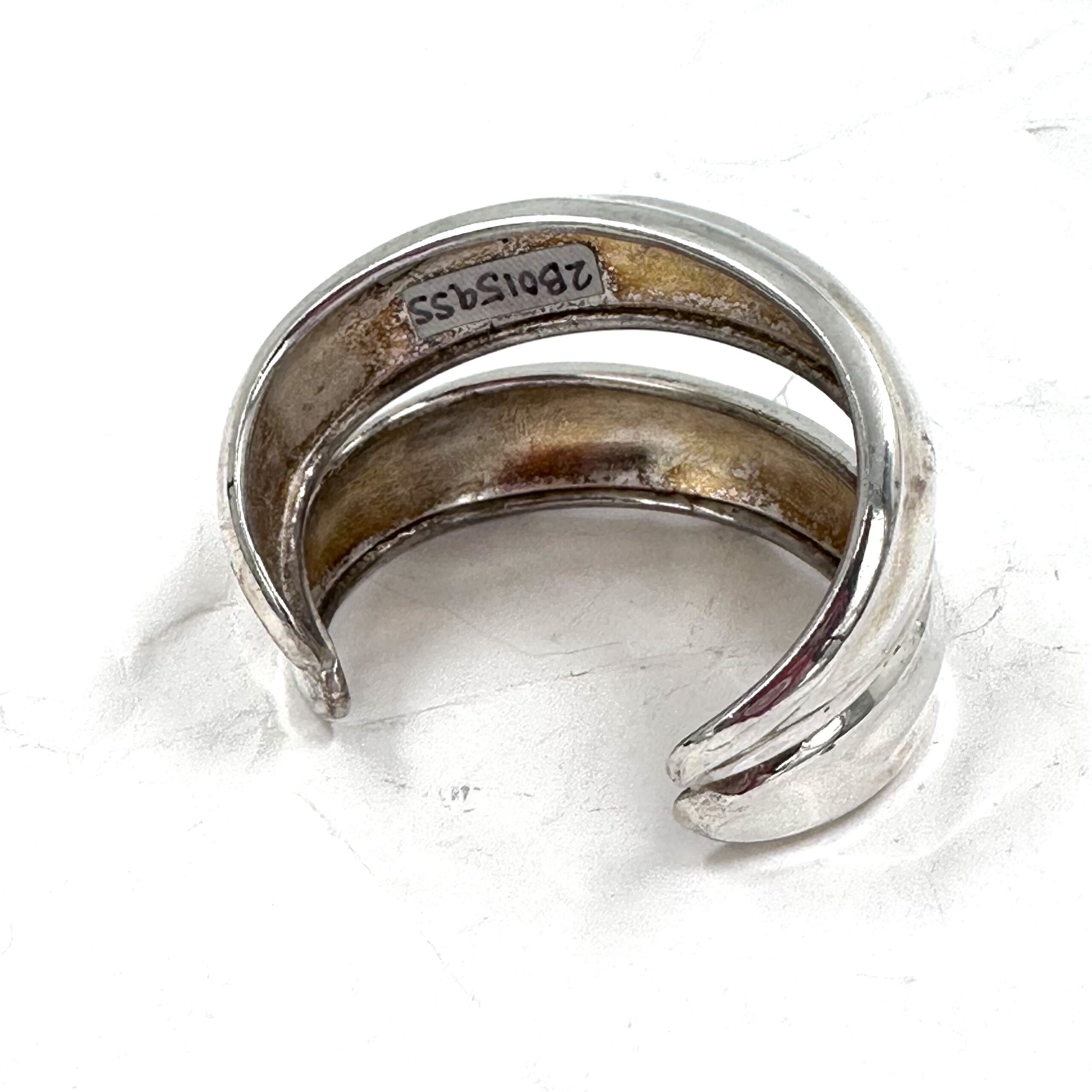 Robert Lee Morris Silver Double Bubble Cuff - Image 3