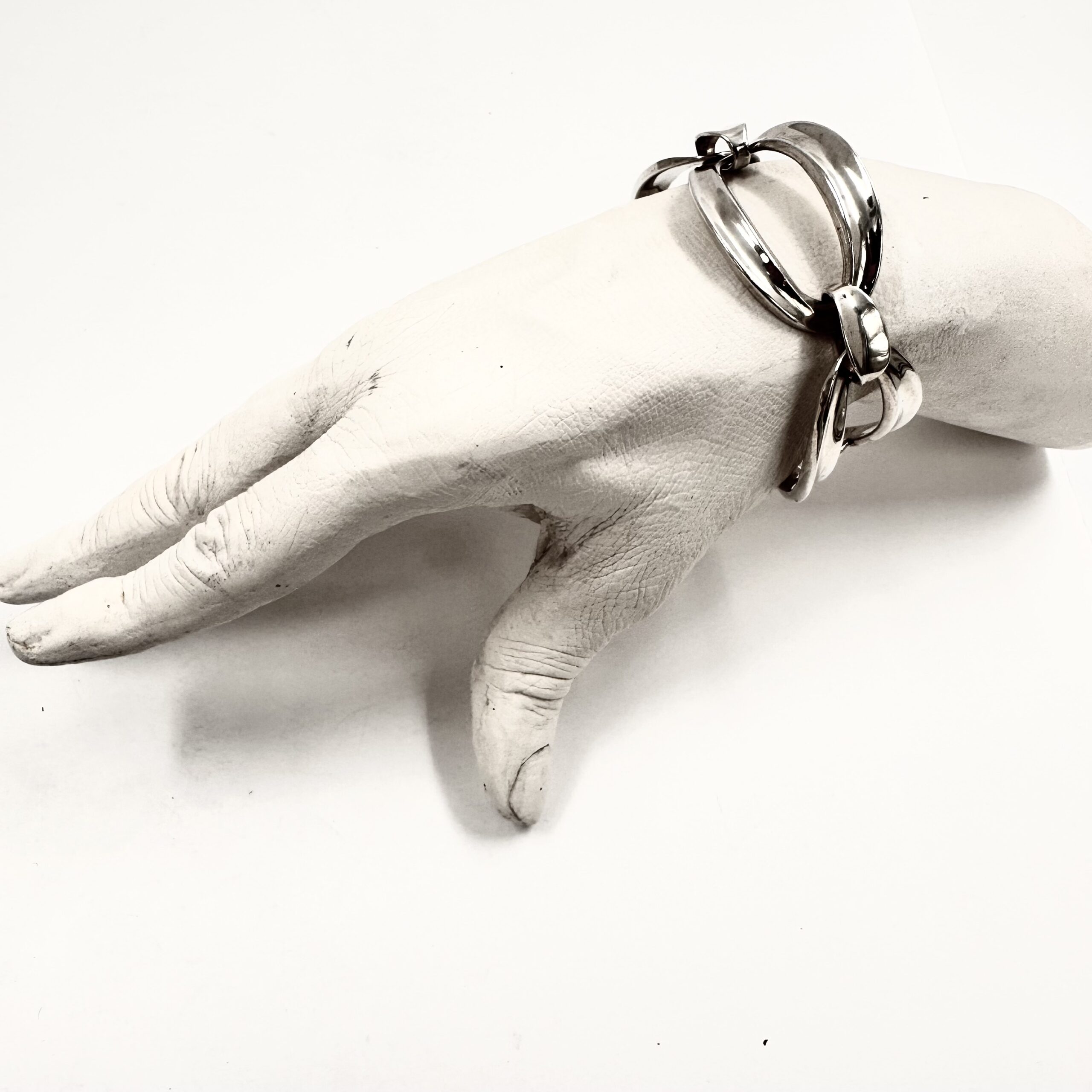 Robert Lee Morris Silver Triple Arch Bracelet - Image 2