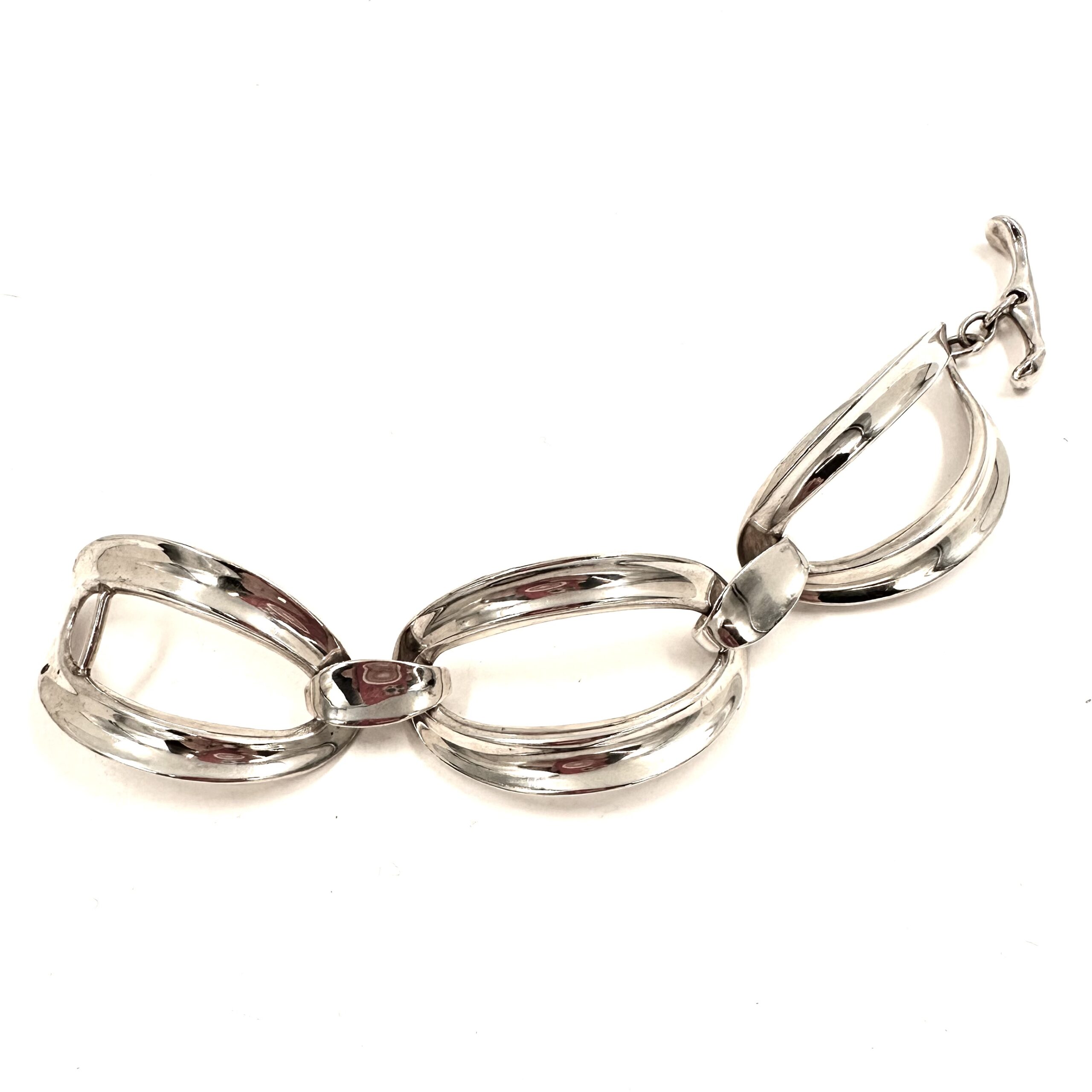 Robert Lee Morris Silver Triple Arch Bracelet