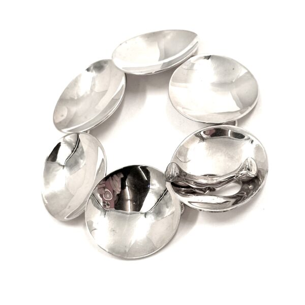 Robert Lee Morris RLM Studio Silver Satellite Link Disc Bracelet