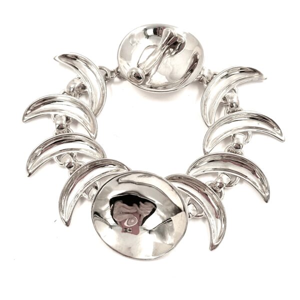 Robert Lee Morris Silver Echo Link Bracelet