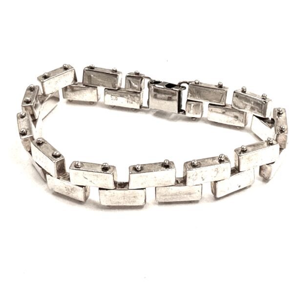 Robert Lee Morris Silver 1x1 Mini Block Bracelet